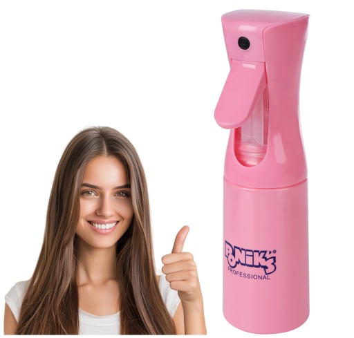 Kadernícky rozprašovač vody MIST 360° ružový 200ml