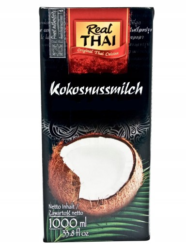Kokosové mlieko 1000 ml pravé thajské 1L