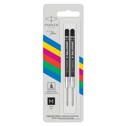 PARKER ORIGINÁLNA NÁPLŇ BALLPOINT EKONOMICKÁ ČIERNA 2 KS