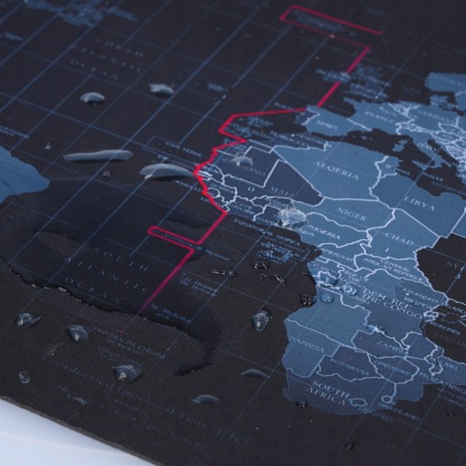 MOUSE PAD herná myš klávesnica na stôl mapa sveta 80x30