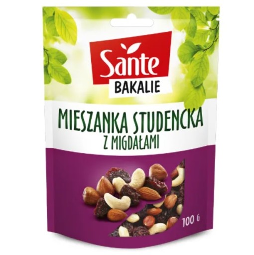 Sante Bakalia študentská zmes s mandľami 100g