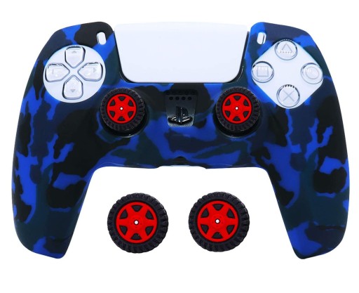 GUMOVÉ DESTIČKY ANALOGOVÉ DESTIČKY PNEUMATICKÉ RÁFKY PS5 Red