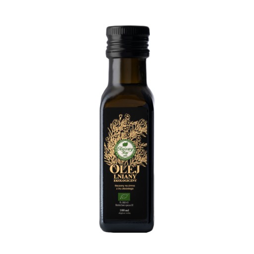 Bio ľanový olej zo zlatého ľanu 100 ml Olejowy Raj