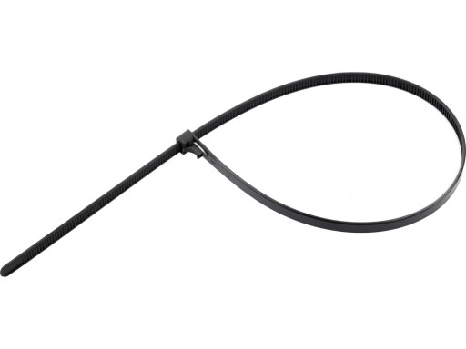 PLASTOVÉ KABELOVÉ VIAZAČKY, ČIERNA, 7,6x450mm, 50 ks. YATO TITULY