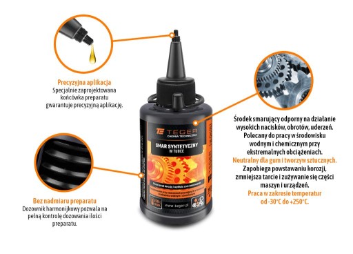 Syntetické mazivo v 70 ml tube TEGER