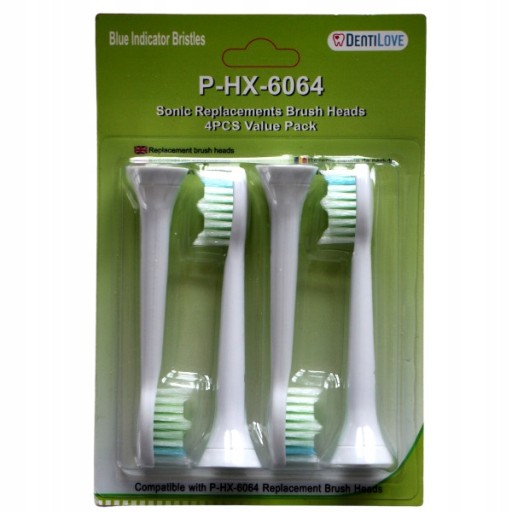 Hlavice zubnej kefky Philips Diamond HX6064 16 kusov - náhrada