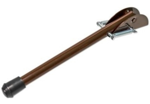Oceľová zamykacia noha 320 mm čierna zátka