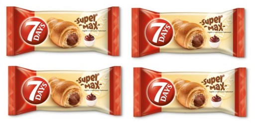 4x 110g kakaový croissant 7DAYS