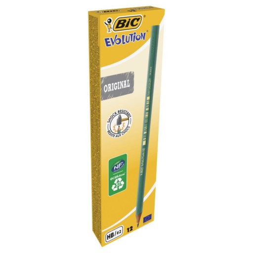 EVOLUČNÁ ceruzka ZELENÁ (Bez gumy) 1 kus BIC