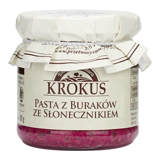 Cviklová pasta so slnečnicovými semienkami 180g KROKUS