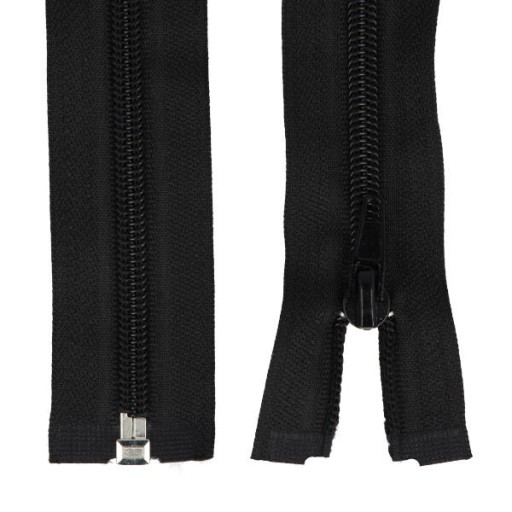 ŠPIRÁLOVÝ Zips #5 - 25 CM - ČIERNA