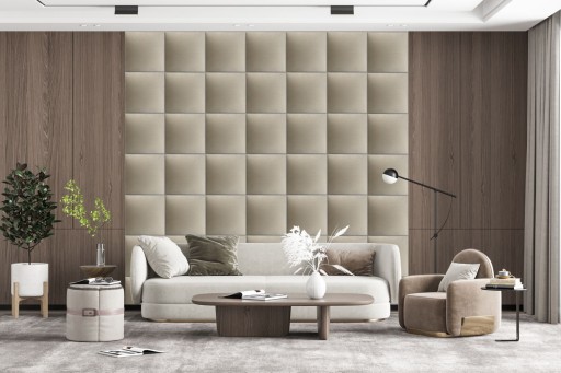 30X30 ČALÚNENÉ STENENÉ PANELY, VELÚROVÉ ČELO