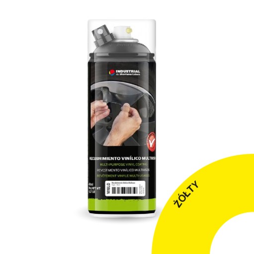 Striekacia guma, fólia - 400ml MTN žltá