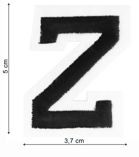 Nažehľovačka TERMO Náplasť s písmenom LETTER Z