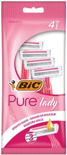 BIC holiace strojčeky Pure Lady 4 kusy