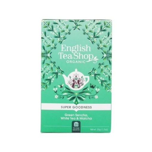 English Tea Shop Zelený čaj Sencha, Matcha a biely čaj