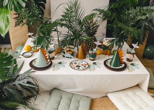 Slamky pterodaktyla, 19,5 cm, mix (1 balenie / 6 ks)