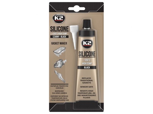SILIKÓN Čierny silikón, +350°C, 85 g