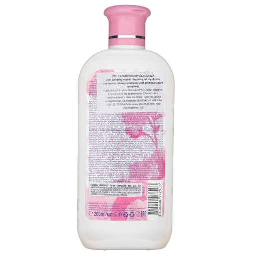 BioFresh gélový šampón 2v1 pre deti Ruža z Bulharska hydratuje, upokojuje 200 ml