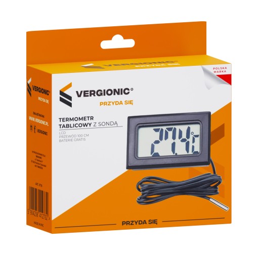PRESNÝ DIGITÁLNY ELEKTRONICKÝ TEPLOMER SO SONDOU