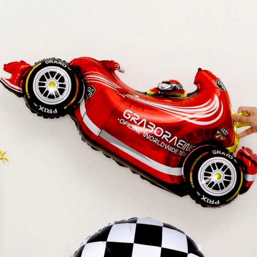 Sada narodeninových balónov Motorsport Bolid Formula F1 RACE pretekárske auto CYFRA 5