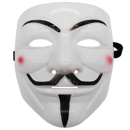 ANONYMNÁ MASKA V FOR VENDETTA STOP ACTA ANONYMNÝ BIELY ANONYMNÝ PROTEST