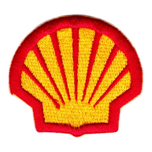 Vyšívaná termo lepiaca náplasť SHELL