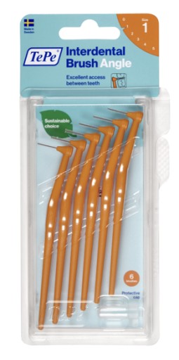 TePe Angle 0,45 mm Medzizubné kefky 6 ks.