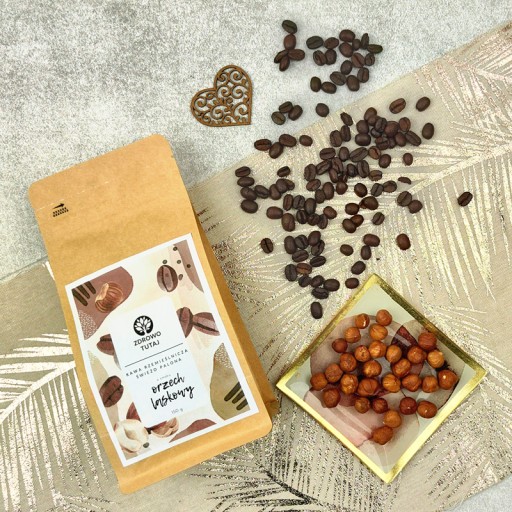 Zrnková káva s príchuťou ORECH Arabica, čerstvo pražená Zdravá tu 150 g