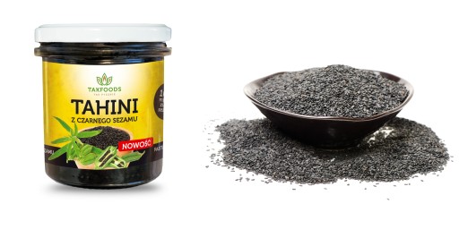 Čierne sezamové tahini! 100% prírodný, 300 g