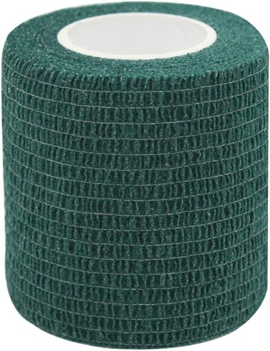 KOHÉZNY OBVAZ ELASTICKÝ SAMOLEPIACI OBLIAH 5cm x 4,5m ZELENÝ