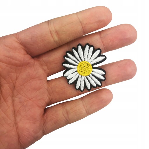 TERMO nášivka Nažehľovacia výšivka Daisy Flower