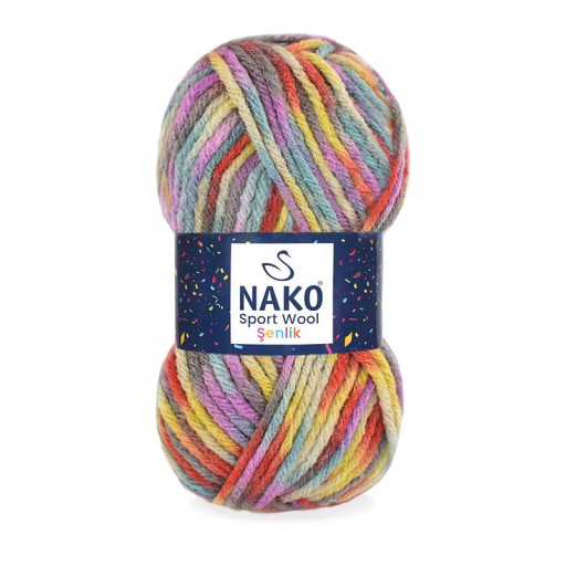 Priadza Nako Sport Wool Senlik / 87736