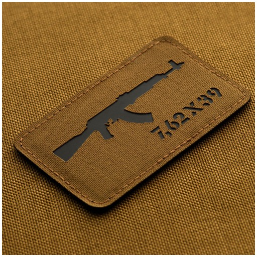 AKM ZÁPLAKA NA PUŠKU 7,62X39 LASEROVÝM REZANÝM CORDURA M-TAC BLACK/COYOTE