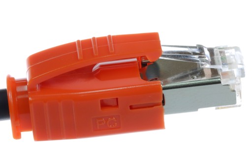 Telegartner Zástrčka s krytom RJ45 6A oranžová
