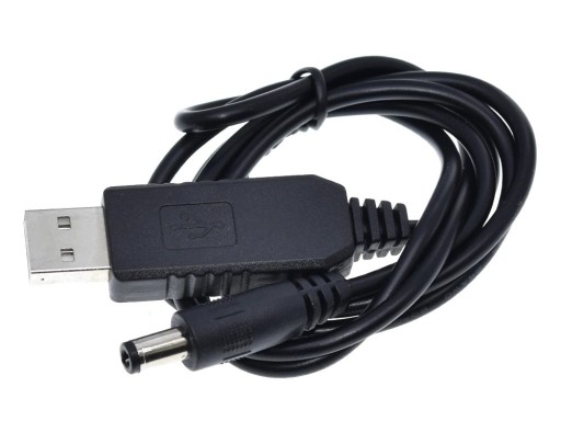 512 USB kábel s konvertorom 12V 0,5A DC 2,5/5,5