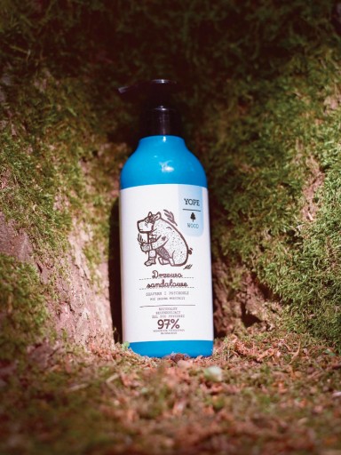 YOPE prírodný sprchový gél Sandalwood Saffron Patchouli 400 ml