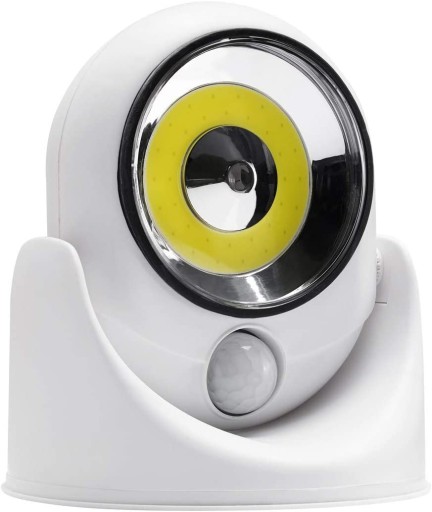 LAMPA S COB LED SNÍMAČOM POHYBU LAMPA NA BATÉRIU