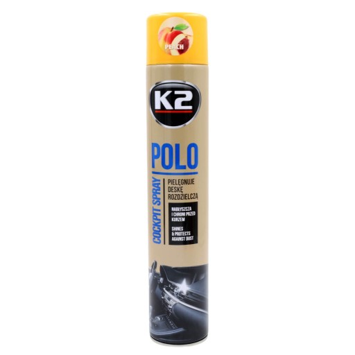 K2 Polo Cockpit Broskyňový sprej 750ml
