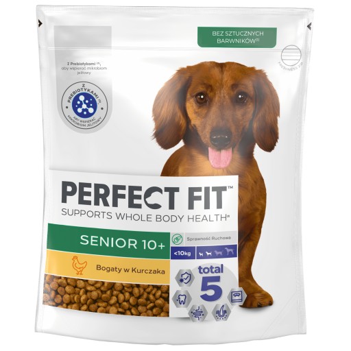 PERFECT FIT Senior suché krmivo pre psov malých plemien s kuracím mäsom 825 g