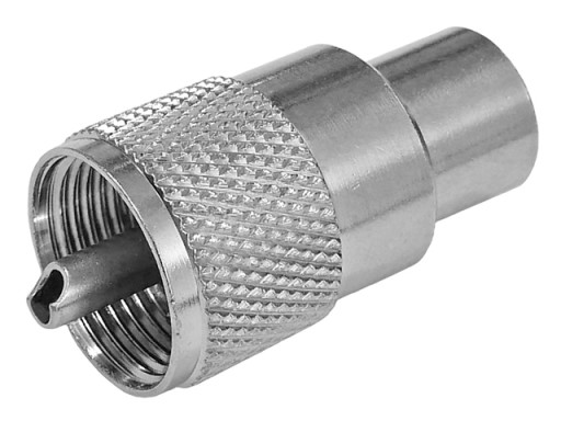 Zástrčka UHF/UC1 50Ohm naskrutkovaná na kábel H-1000