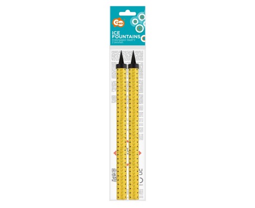 Závodné fontány Sviečky Narodeninové 25 cm 2 ks.