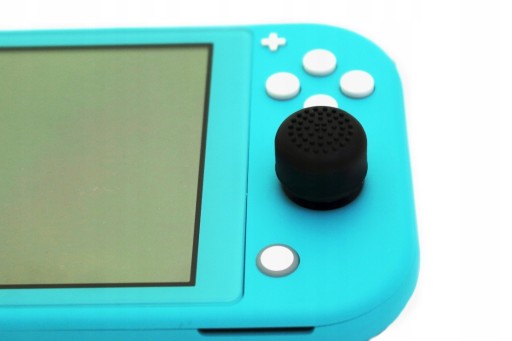 IRIS 4 x vysoký silikónový kryt na gombíky konzoly Switch Lite, čierny