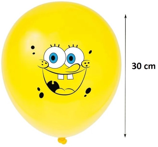 SÚPRAVA BALÓNOV SPONGEBOB Štvorcové nohavice