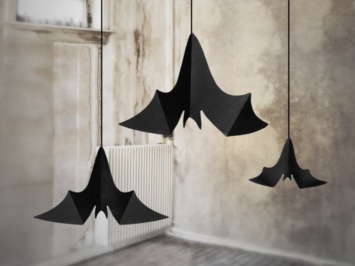 Prívesok Halloween Bats girlanda - 3 ks.