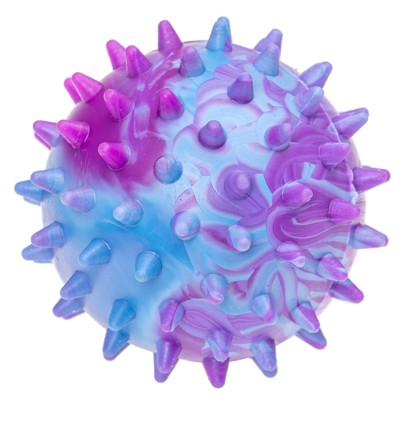 SUM PLAST Lopta pre psa s hrotmi 7,5 cm č
