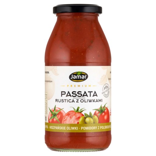 Jamar Premium Passata rustica s olivami 490 g