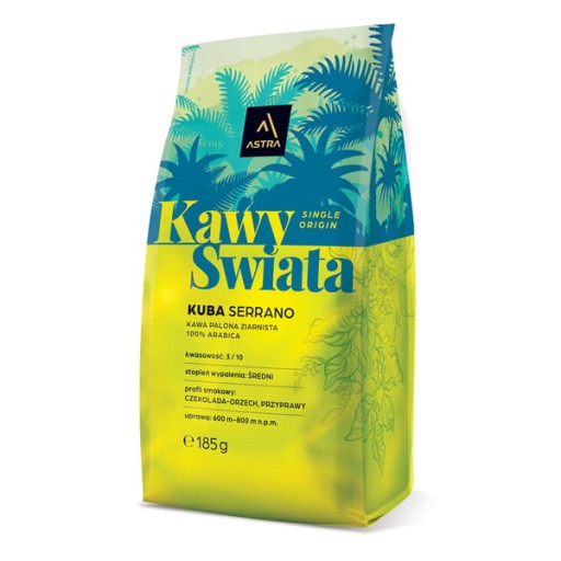 Zrnková káva Astra Kuba Serrano 185g