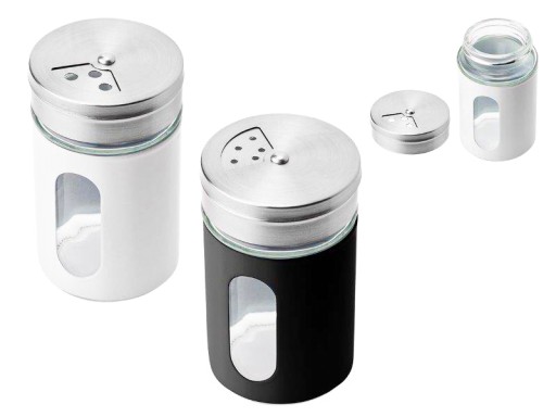 Nádoba na korenie Salt Pepper Black 90ml
