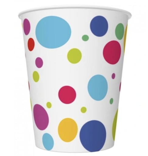 Papierové taniere na párty, malé, 18 cm, 8 ks